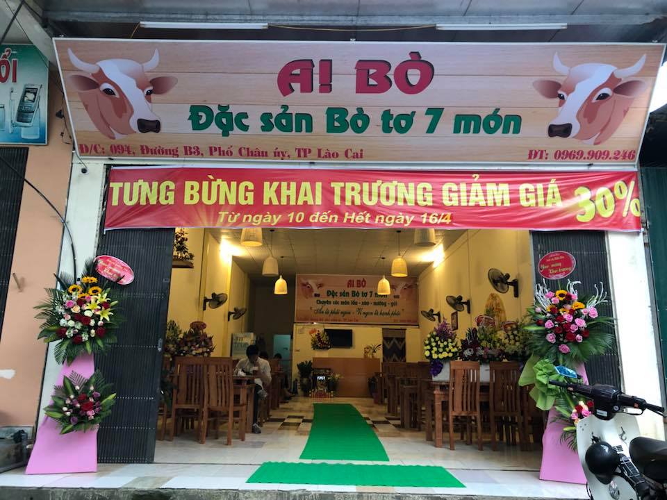 A ! Bò – Đặc sản bò tơ 7 món