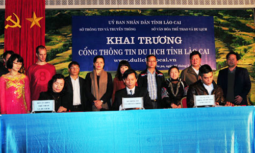 Khai trương Cổng thông tin du lịch tỉnh Lào Cai