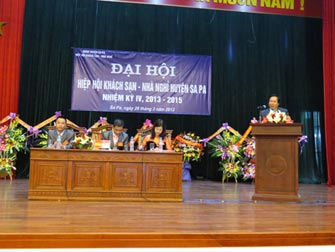 Đại hội hiệp hội KS-NN huyện Sa Pa lần thứ III nhiệm kỳ 2013-2015