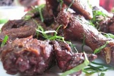 Hương vị món thịt gừng của người Nùng Dín