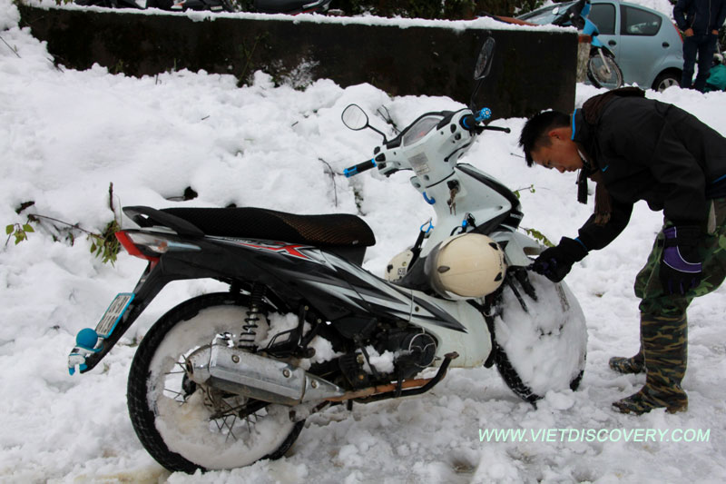Thông tin tuyết rơi hôm nay 16/12/2013 tại Sa Pa
