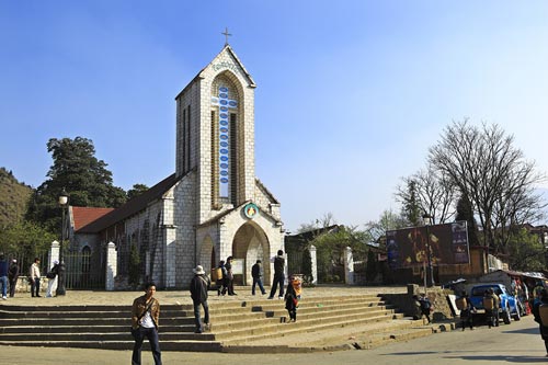 Sapa stone church